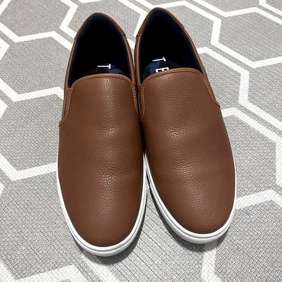 Men’s Ted Baker Leather Slip On Sneakers Shoes - Picture 2 of 6